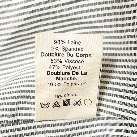 J. Crew Schoolboy Blazer Black Wool Gold Button Jacket Preppy Women’s Size 2 - Picture 12 of 13